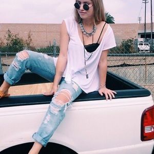 New with tags Carmar boyfriend jeans from LF